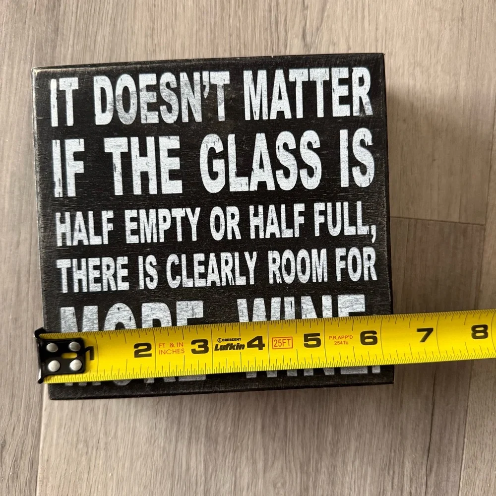 ❤️ Wine Quote Sign